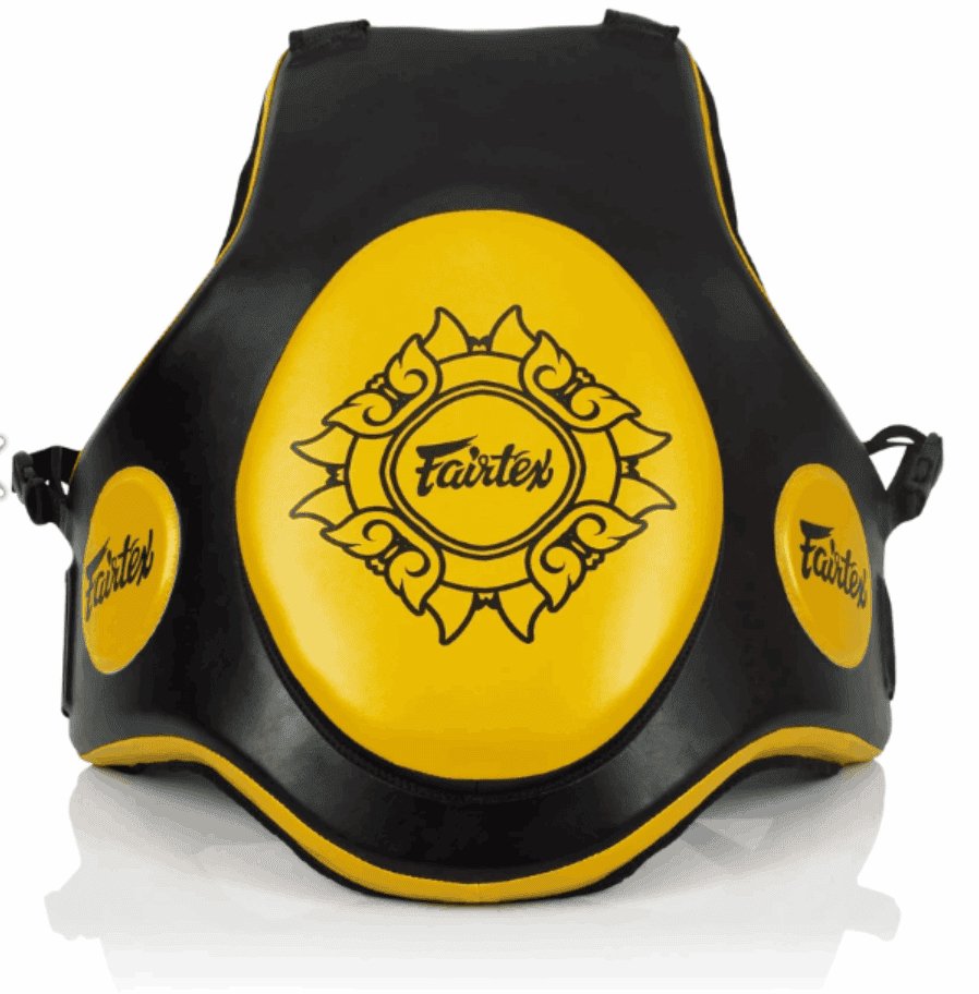 FAIRTEX TV2 TRAINER'S VEST YELLOW/RED