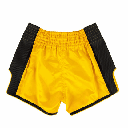 FAIRTEX YELLOW SLIM CUT MUAY THAI BOXING SHORTS (BS1701)