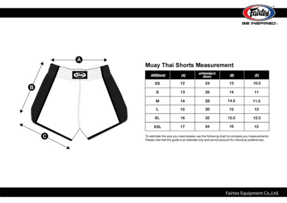 FAIRTEX MUAY THAI SHORTS - BS1934 WORLD MUSIC