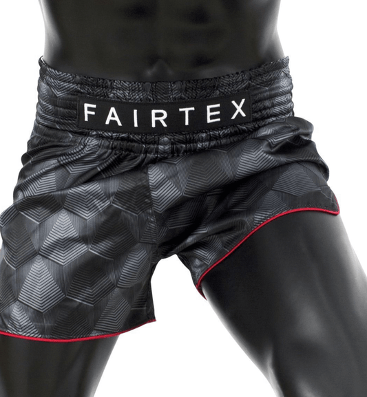 FAIRTEX STEALTH BLACK MUAY THAI SHORTS (BS1901)